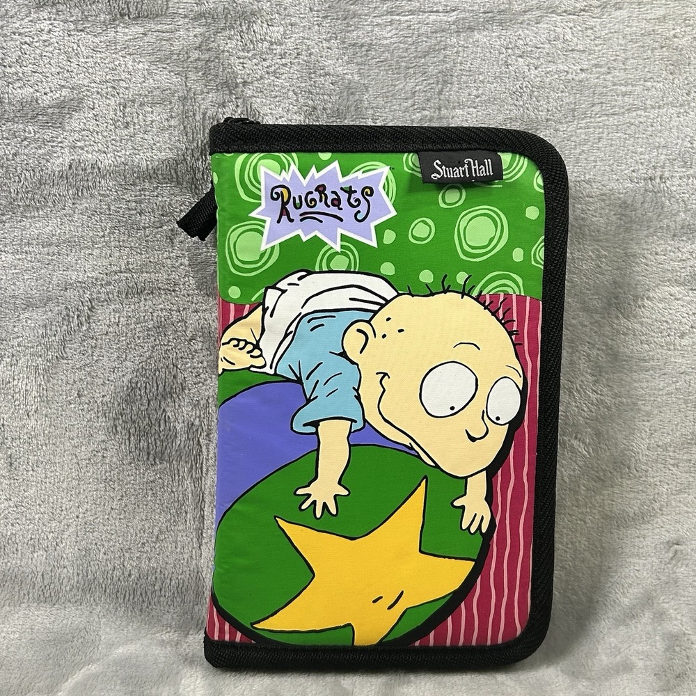Rugrats School Organizer Pen Pencil Case Tommy Pickles‎ Nickelodeon 2000